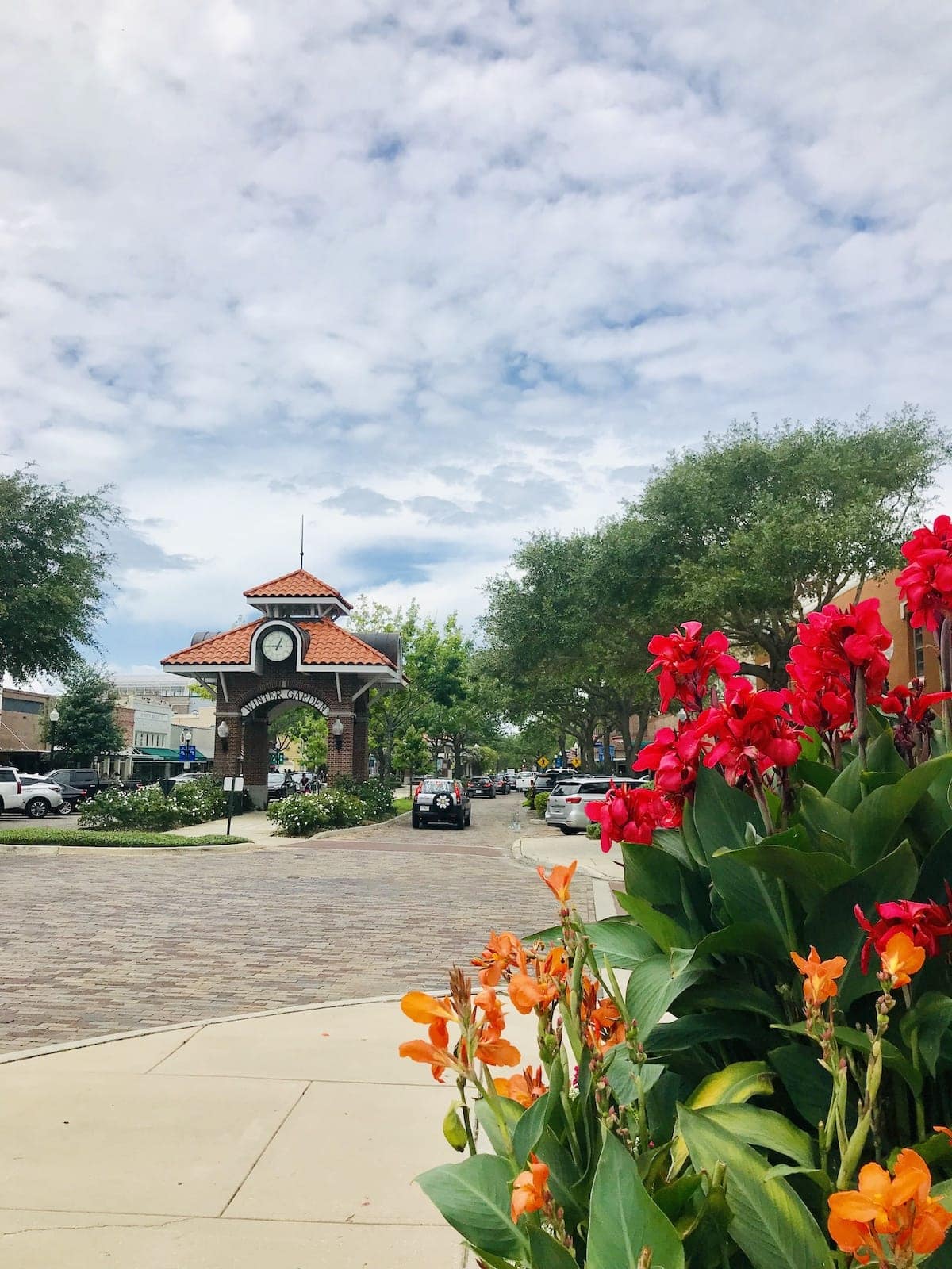 view of downtown Winter Garden in Florida